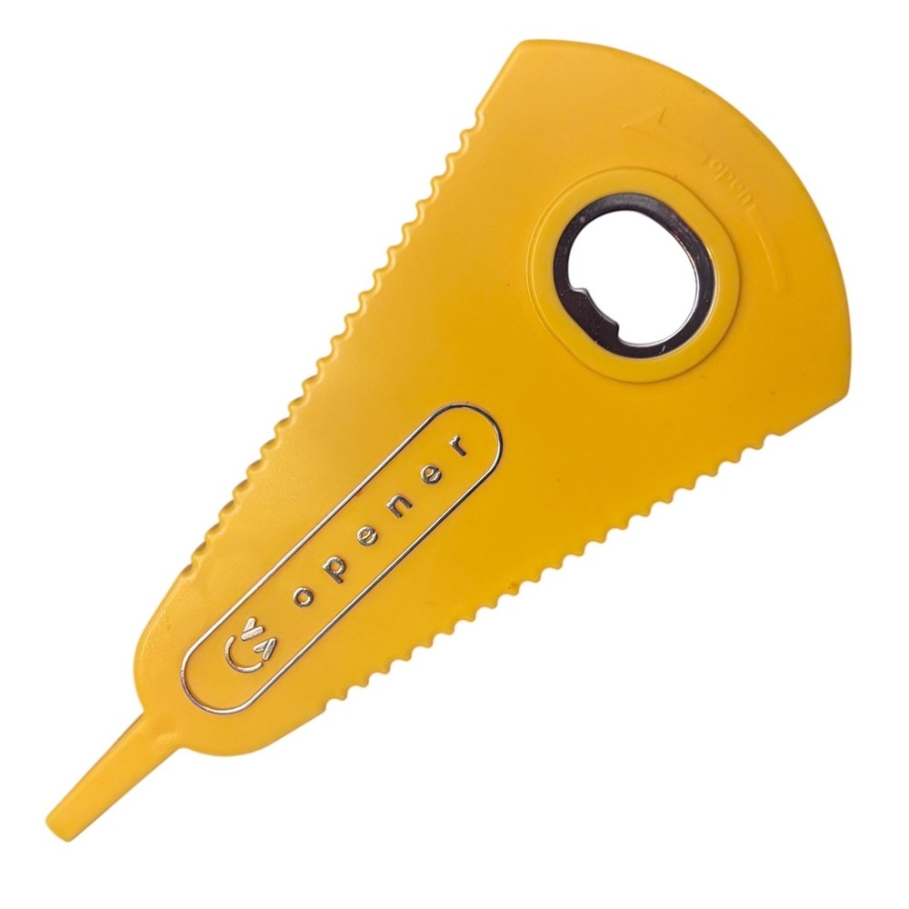 Multi-Functional Jar Opener | Yellow | Plastic | Easy Grip | Lid Twist